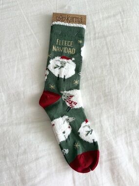 NWT Karma Christmas Sheep Socks